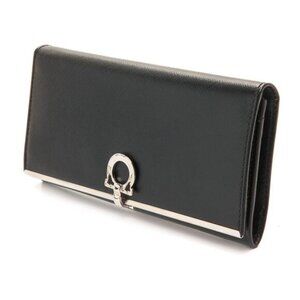 Salvatore Ferragamo Gancini Icona Nero Continental Wallet